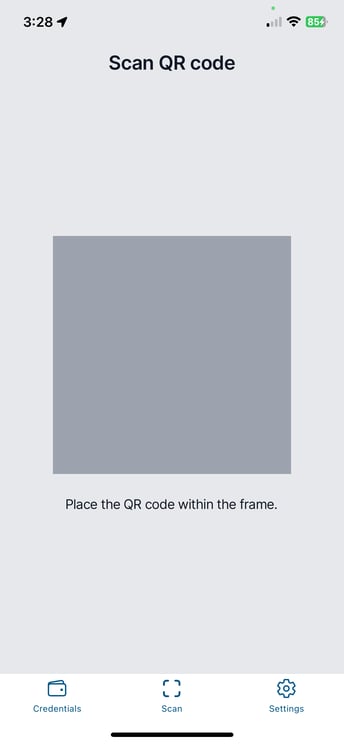 Adding credentials to your wallet