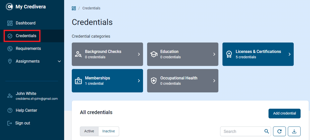 Manage my Credentials? (Desktop)
